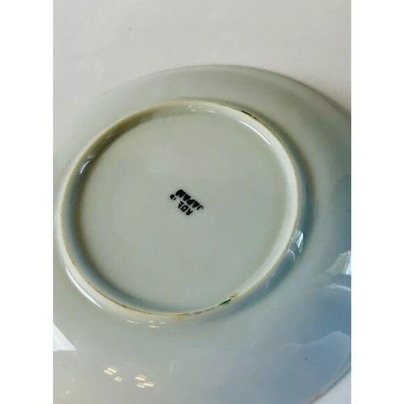 Antique Lusterware Hand-Painted Tea Saucer from Japan - Saucer Only - Picture 2 of 2